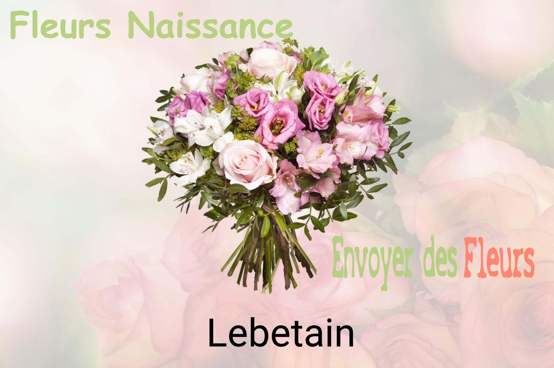 Bouquet de fleurs de naissance livré à Lebetain